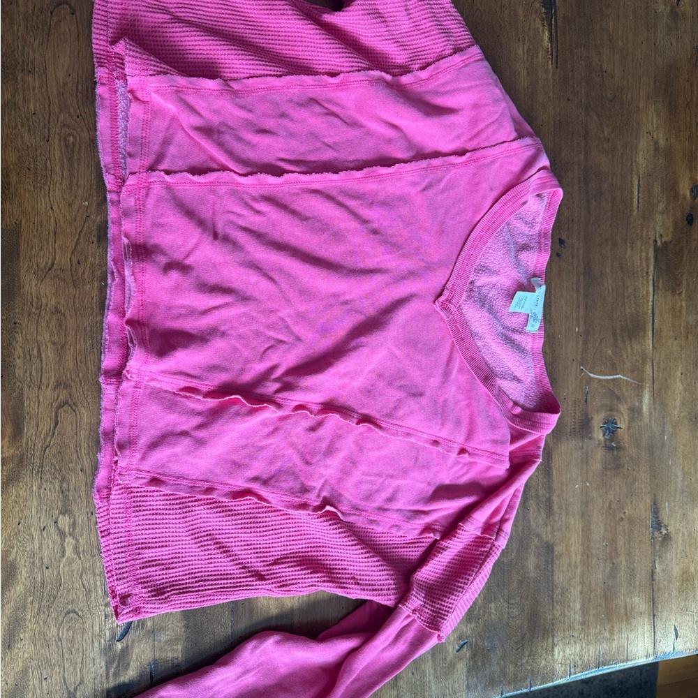 Pink Long-Sleeve Top